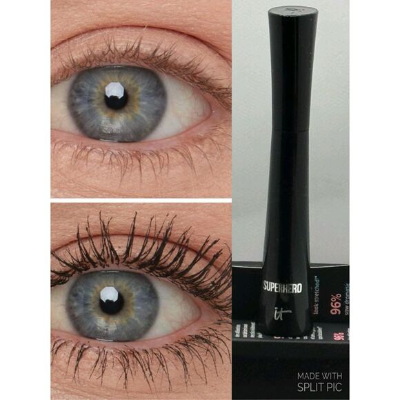 IT Cosmetics Superhero Elastic Stretch Volumizing and Lengthening Mascara - Picture 1 of 6